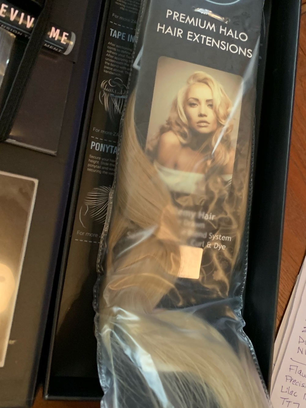 Zala Blonde Premium Hair Extensions - 100% Human Remy Hair & Kit - Picture 5 of 7